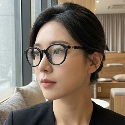 미우미우 안경테 블랙 MU 09XV 16K101_이미지