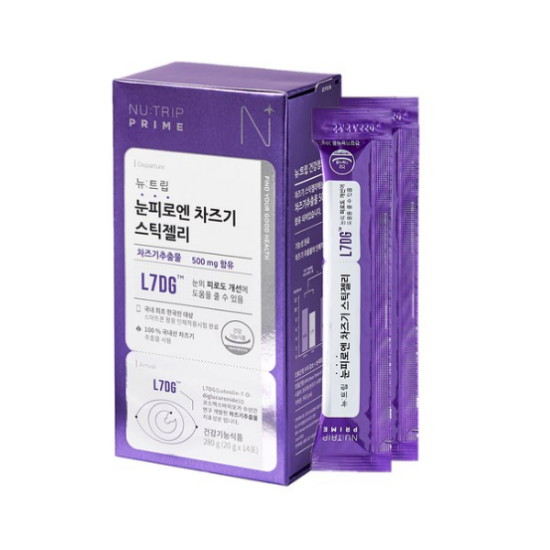코스맥스바이오 뉴트립 눈피로엔 차즈기 스틱젤리 20g 14포 (1개)_이미지