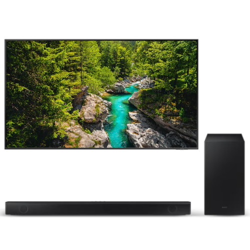 삼성전자 QLED KQ85QCE1AFXKR (벽걸이+사운드바, HW-B550)