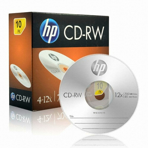 HP CD-RW 700MB 12x 슬림 (10장)