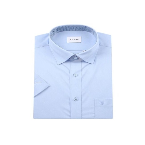 24년 일반핏 스판 텐셀 구김이적은 여름 반소매셔츠 YJ4MIR401BL