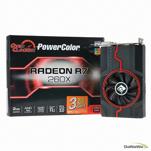 PowerColor �󵥿� R7 260X OC D5 2GB KPC
