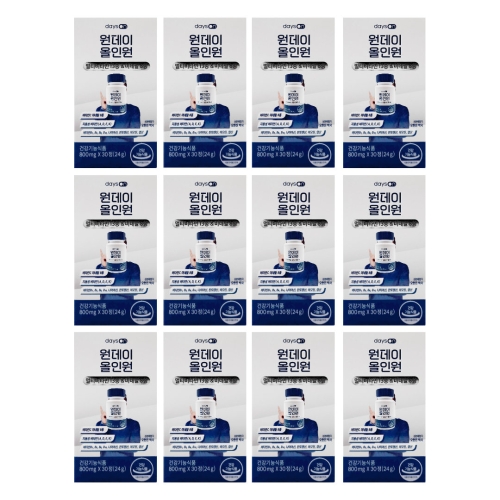 노바렉스 데이즈온 원데이 올인원 800mg 30정 (12개)