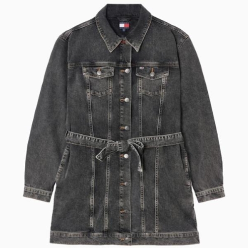 타미힐피거 타미진 롱 트러커 드레스 BB T32F0WOP13TWT2 1BZ_이미지