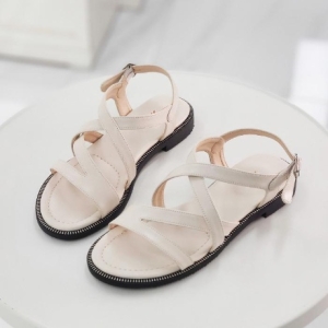 셀러허브 아울렛 세이브존08 소가죽 크로스오버 글래디에이터샌들 1.5cm M23M05LHU 셀러허브