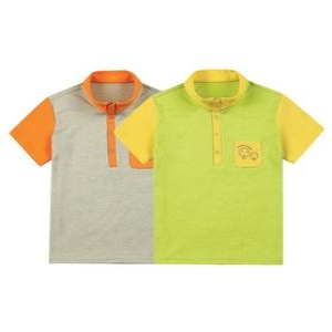 남아동 속건성 등산 반팔 집업 티셔츠 1542TK704B