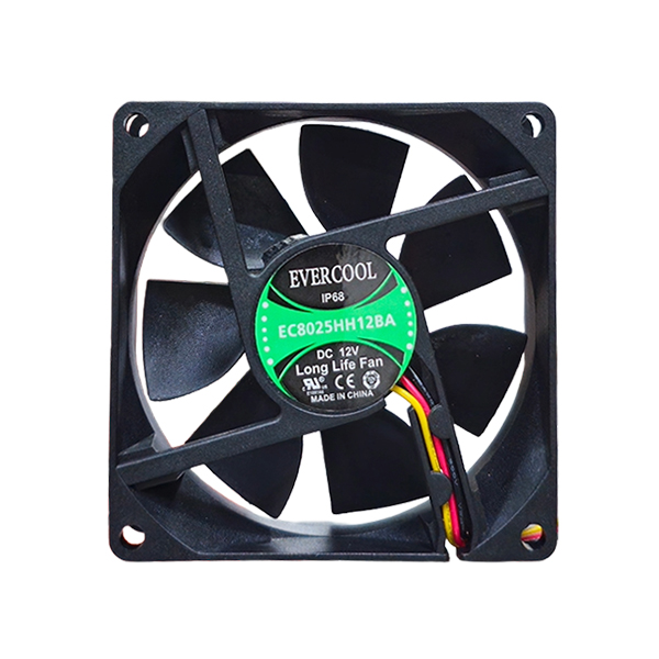 EVERCOOL EC8025HH12BA IP68 방수팬_이미지