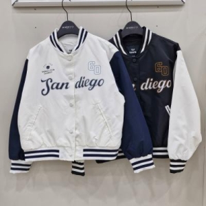 행텐 틴즈 여아 카라 배색 바시티 점퍼_003 14510-110-202-46_이미지