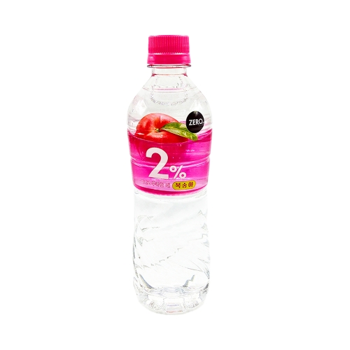 롯데칠성음료 2% 부족할때 복숭아 제로 500ml (48개)