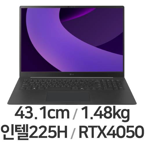 LG���� 2025 �׷� ����17 17ZD90TR-SXFBK WIN11
