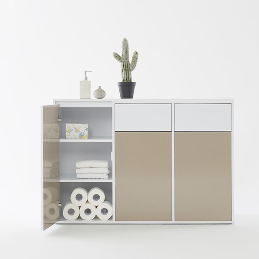 리아즈하우스 셀프 수납형 분리수거함 베란다 수납장 1200_이미지