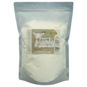 네덜란드산 100% 산양유 단백 분말 500g 이중지퍼백 대용량 청초팜