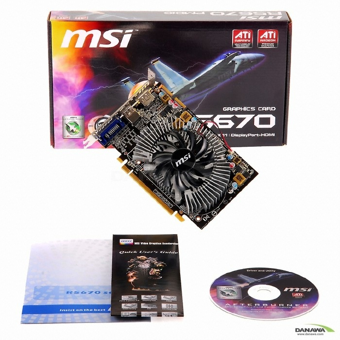 MSI �󵥿� HD 5670 R5670-PMD1G 1GB ���