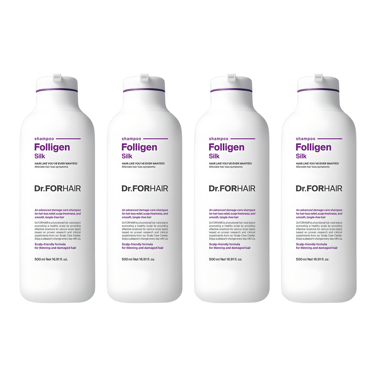 닥터포헤어 폴리젠 실크 샴푸 500ml (4개)_이미지
