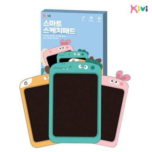 키즈비전 LCD스크린 원터치 지우개 방수스크린 스케치 패드_이미지