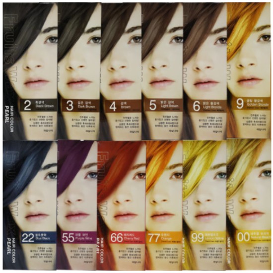 과일나라 후르츠 왁스 헤어 컬러 진주펄 (2개)_이미지