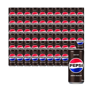 롯데칠성음료 펩시콜라 제로슈거 블랙 210ml (60개)_이미지