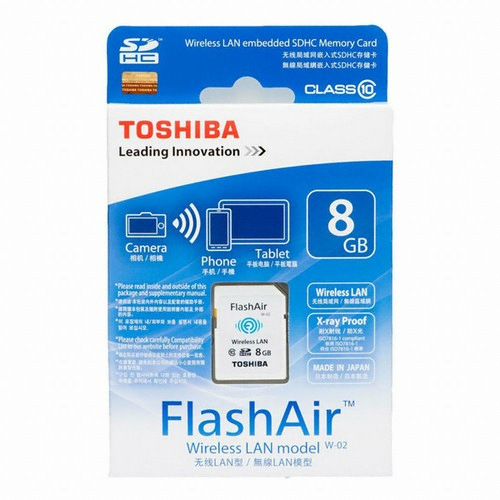 도시바 SD FlashAir W-02 해외구매 (8GB)_이미지