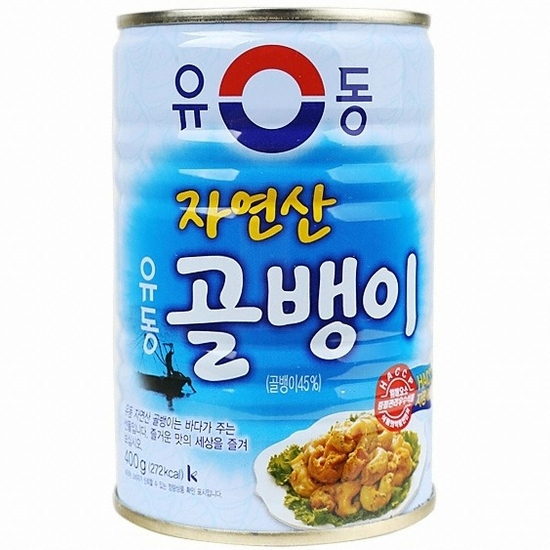 유성물산교역 유동 자연산 골뱅이 400g (3개)