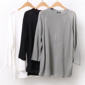 강물처럼 빅사이즈사랑해요 9026L203 세미홀가나그랑티셔츠 AP 8233918
