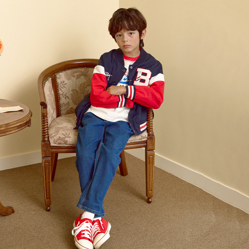 인디고키즈 신상 선선한 가을 바람 필수템 부드러운 촉감에 스판력도 좋고 활동하기 편한 데일리 배기핏 청바지 시그니처 배기핏..