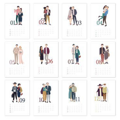 에이블밤부 2023 아트 캘린더 5 Happily ever after