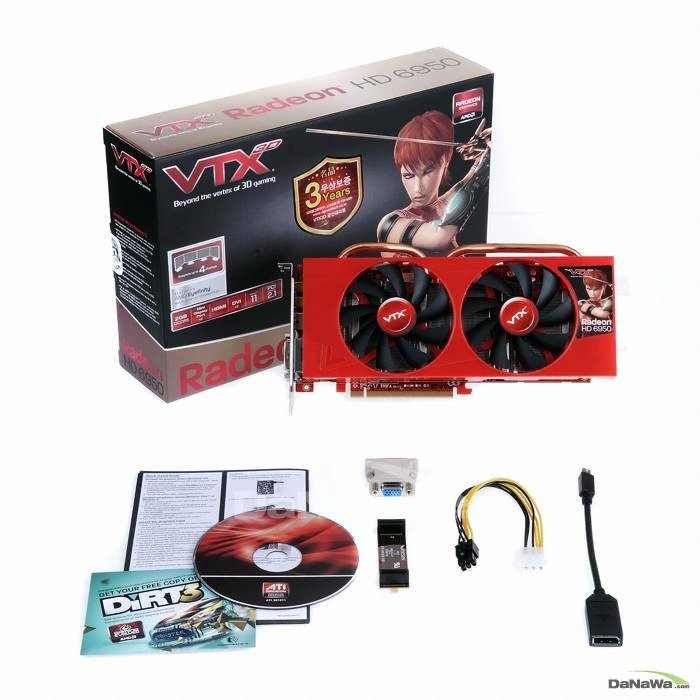 VTX3D 라데온 HD 6950 2DH D5 2GB_이미지