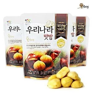 굿뜨래 밤뜨래 우리나라 맛밤 50g [25개]