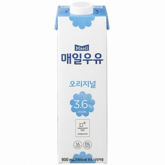매일유업 매일우유 오리지널 3.6% 900ml (6개)_이미지