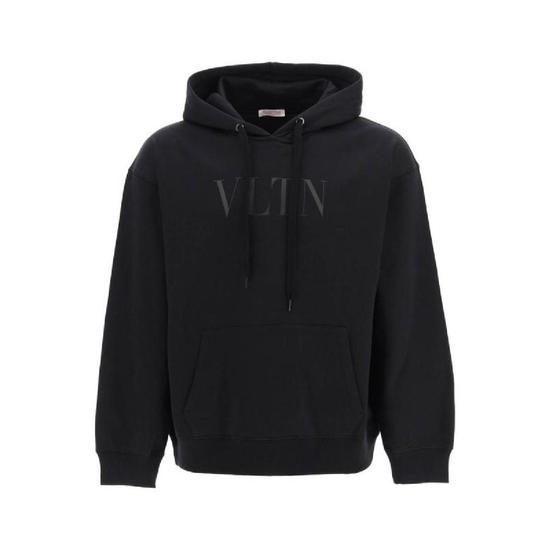 발렌티노 VLTN 로고 프린트 드로스트링 후드티 2V3MF15P96Q 0NO T_이미지