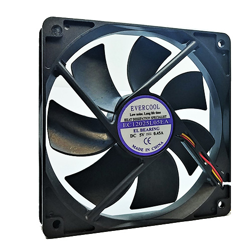 EVERCOOL EC12025L05EA (��ü/3P/DC5V)