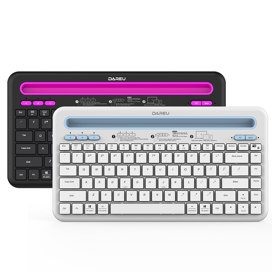 다얼유 LK200 블루투스 키보드 (블랙)