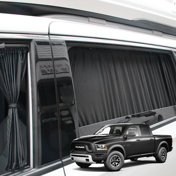 티커벨 톨른 차량 1:1 맞춤형 카커텐 닷지 램레블 1열 전용