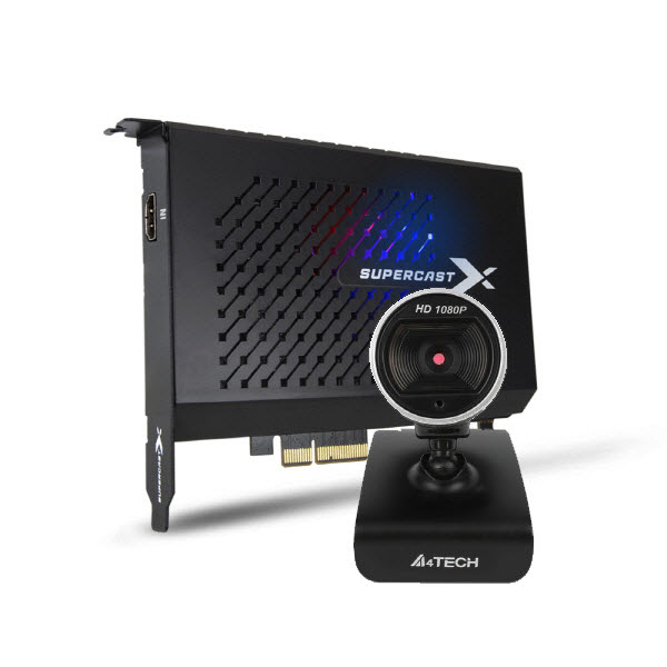 스카이디지탈 슈퍼캐스트 X 4K + A4TECH PK-910H_이미지