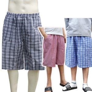 특대 남자남성 잠옷 쿨 냉감 지지미7부 XL-4XL_이미지
