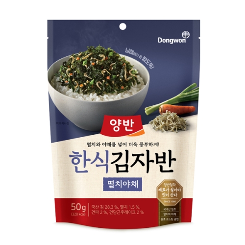 동원F&B 김자반 멸치야채 50g (18개)