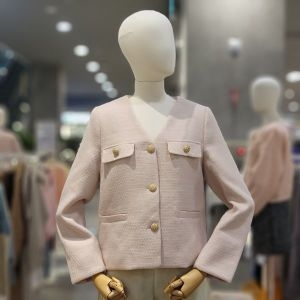 트렌드컬렉션 브이넥트위드자켓 TRJQ24320