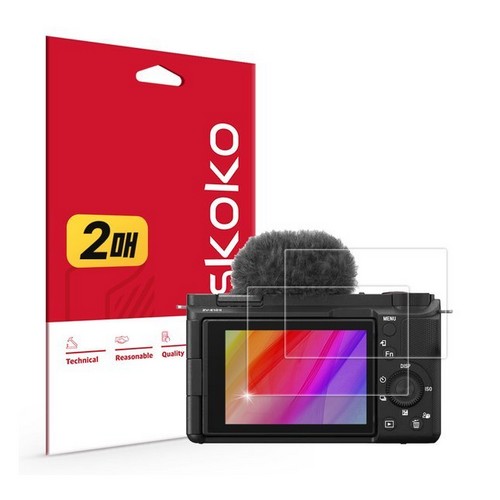스코코 SONY ZV-E10 II용 초고화질 트루컬러 AR 액정보호필름 (정품)_이미지