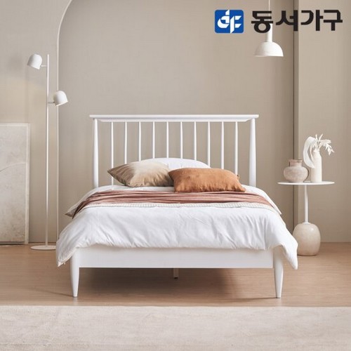 동서가구 피츠 벨리타 원목 LED침대 SS (독립스프링)_이미지