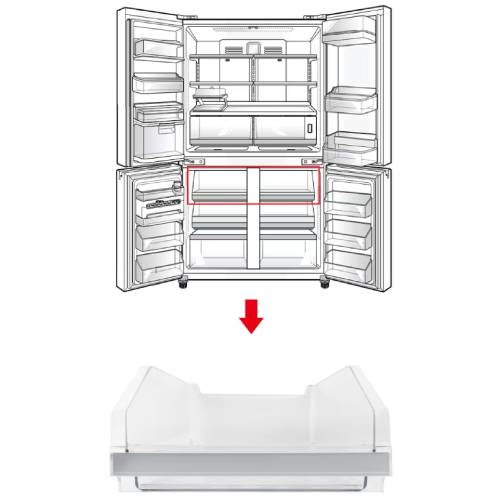 LG전자 냉동실 바구니 AJP73654806_이미지