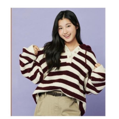 소이 세이브존07 와인스트라이프후드니트티 25W5083 S41004069_이미지