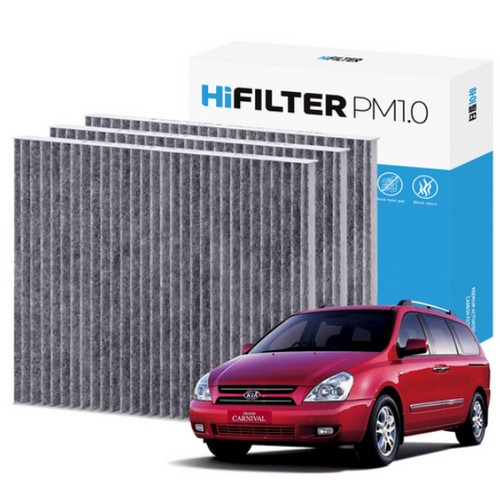 쿠나아이엔씨 하이필터 PM1.0 활성탄 에어컨 필터 H10I109