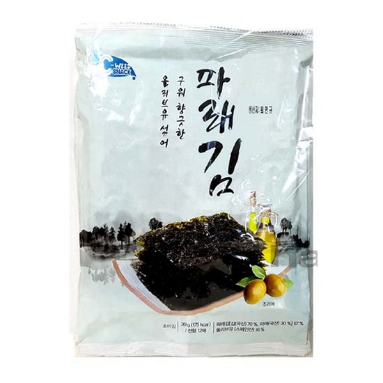 예맛식품 C-WEED 올리브유 파래김 40g이미지입니다. 누르면 해당 게시물로 새창이동합니다.