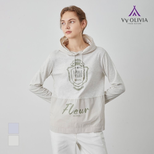 올리비아로렌 봄 레터링 스트라이프 레오파드 브이넥 티셔츠 VVCAL5S2391 블랙 06 90_이미지