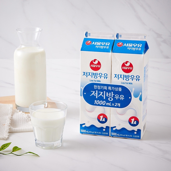 저지방 우유 1L