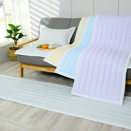 치즈체크 시어서커 여름 쇼파패드 3인4인