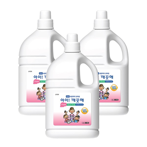 아이깨끗해 대용량 리필 레몬향 4L  (3개)_이미지