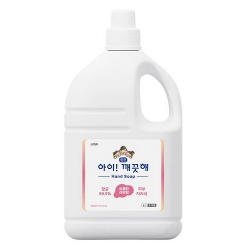 아이깨끗해 핸드워시 대용량 리필 4000ml (3개)_이미지