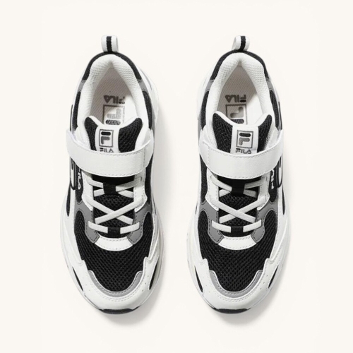 휠라 키즈 레이 플라이드 플랫 스니커즈 3XM02307F 100