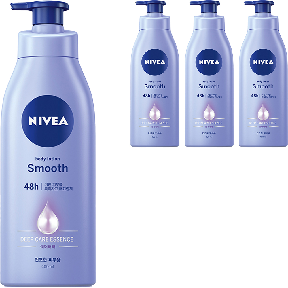 니베아 스무드 바디로션 400ml (4개)_이미지